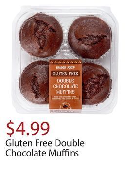 Trader Joe's Gluten free double chocolate muffins offer