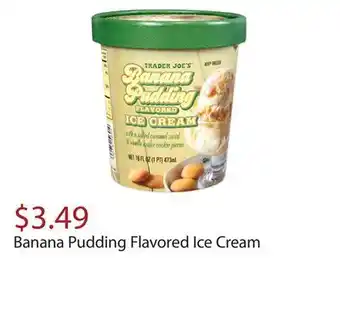 Trader Joe's Banana pudding flavored ice cream offer