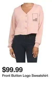 TJ Maxx Front button logo sweatshirt offer
