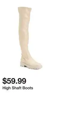 TJ Maxx High shaft boots offer