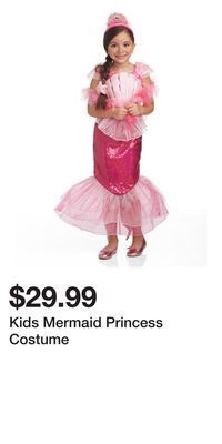 TJ Maxx Kids mermaid princess costume offer