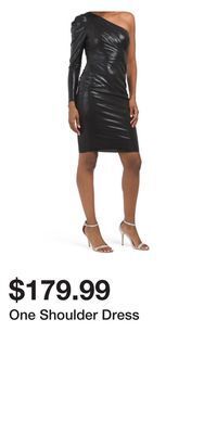 TJ Maxx One shoulder dress offer
