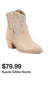 TJ Maxx Suede glitter boots offer