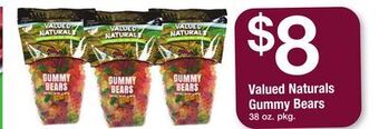 ACME Valued naturals gummy bears offer