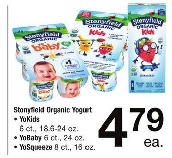 ACME Stonyfield organic yogurt offer