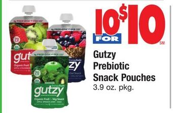 ACME Gutzy prebiotic snack pouches offer