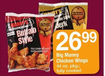 ACME Big manny chicken wings offer