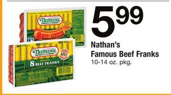 ACME Nathan's famous beef franks offer