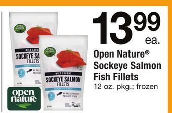 ACME Open nature® sockeye salmon fish fillets offer