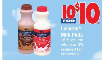 ACME Lucerne® milk pints offer