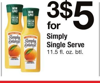 ACME Simply single serve offer