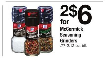 ACME Mccormick seasoning grinders offer