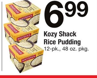 ACME Kozy shack rice pudding offer