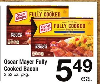 ACME Oscar mayer fully cooked bacon offer
