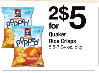 ACME Quaker rice crisps offer