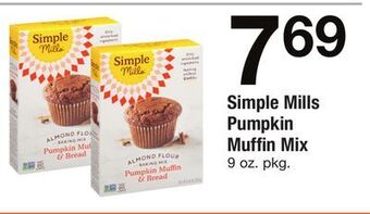 ACME Simple mills pumpkin muffin mix offer