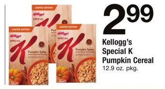 ACME Kellogg's special k pumpkin cereal offer