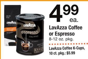 ACME Lavazza coffee or espresso offer