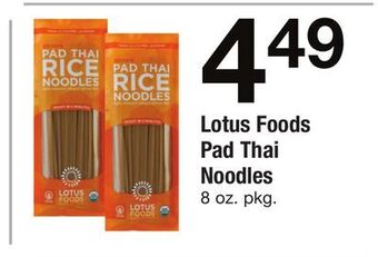 ACME Lotus foods pad thai noodles offer
