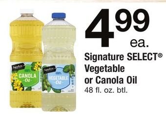 ACME Signature select® vegetable or canola oil offer