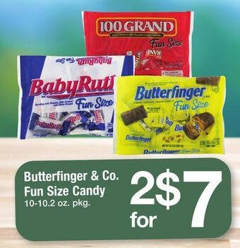 ACME Butterfinger & co. fun size candy offer