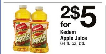 ACME Kedem apple juice offer