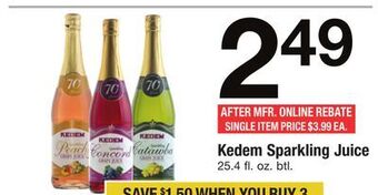 ACME Kedem sparkling juice offer