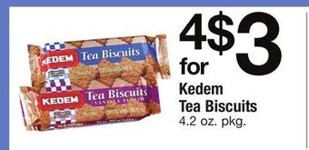 ACME Kedem tea biscuits offer