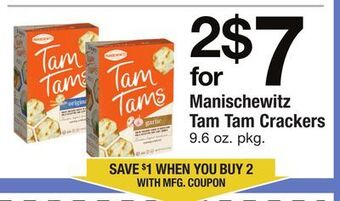 ACME Manischewitz tam tam crackers offer