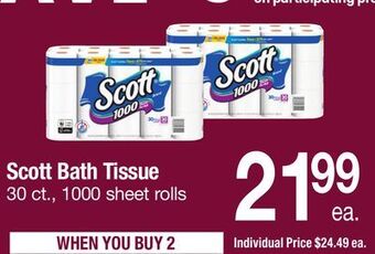 ACME Scott bath tissue offer