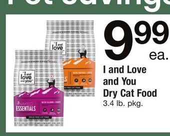 ACME I and love and you dry cat food offer
