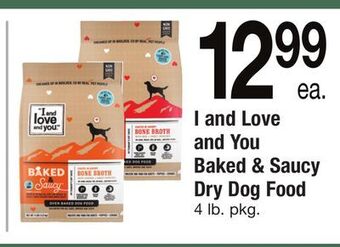 ACME I and love and you baked & saucy dry dog food offer