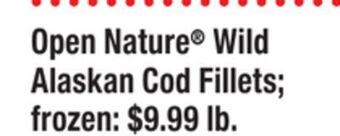 ACME Open nature® wild alaskan cod fillets offer