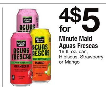 ACME Minute maid aguas frescas offer
