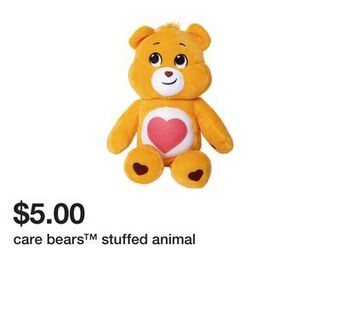 Five Below Care bears™ stuffed animal offer