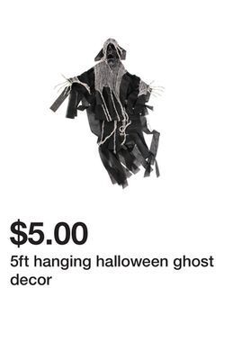 Five Below 5ft hanging halloween ghost decor offer