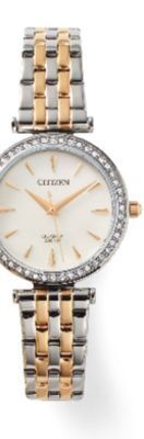 JC Penney Citizen women's crystal accent two-tone offer