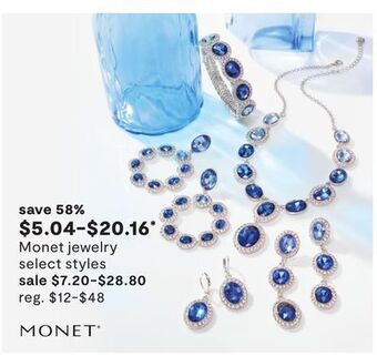 JC Penney Monet jewelry offer