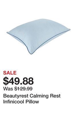 Kmart Beautyrest calming rest infinicool pillow offer