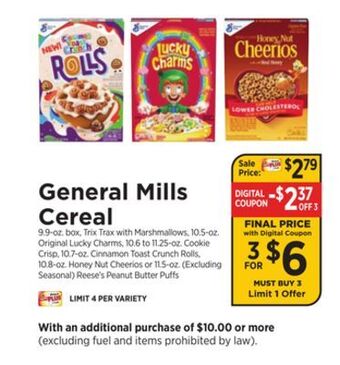 ShopRite Cereal offer