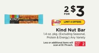 ShopRite Nut bar offer
