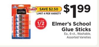 ShopRite School glue sticks offer