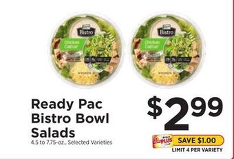 ShopRite Bowl salads offer