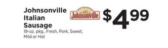 ShopRite Italian sausage offer