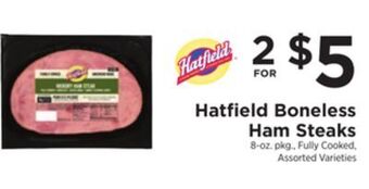 ShopRite Boneless ham steaks offer