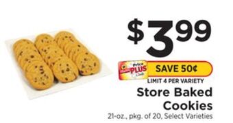ShopRite Store baked cookies offer