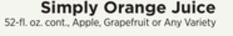 ShopRite Orange juice offer