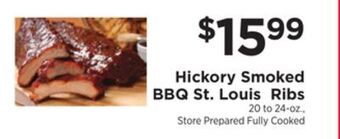 ShopRite Smoked bbq st. louis ribs offer