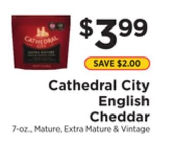 ShopRite English cheddar offer