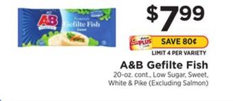 ShopRite Gefilte fish offer